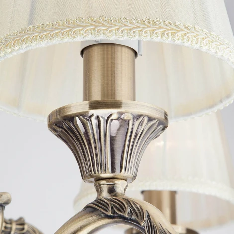 Подвесная люстра Eurosvet Marcella 60042/5 античная бронза