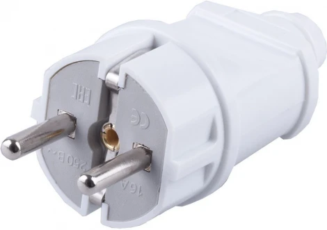 Вилка прямая с заземлением Stekker 32851