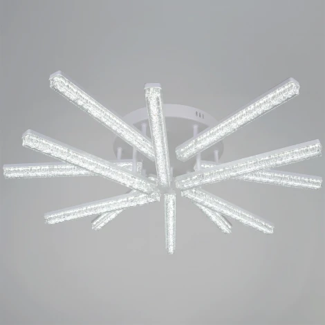 Потолочная люстра светодиодная на штанге с регулировкой цветовой температуры, яркости и ночным режимом Reluce 68290-0.3-6+6 WH