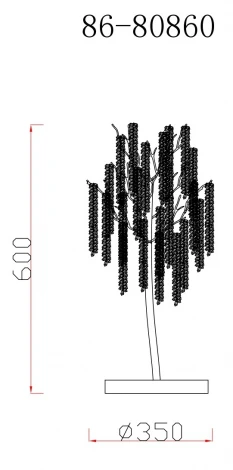 Настольная лампа Garda Decor 86-80860