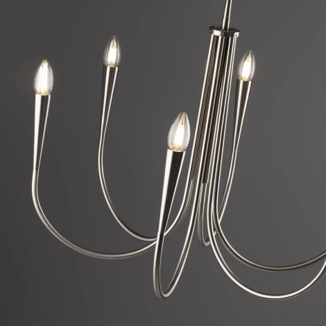 Потолочная люстра на штанге Freya Branches FR5253PL-06N (220V, свеча)
