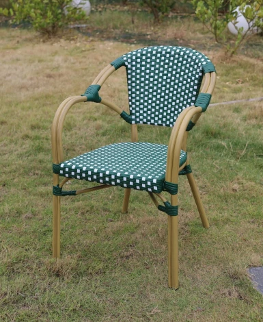 "Кабри" плетеный стул из искусственного ротанга, цвет зеленый 4SIS арт.УТ-00009555