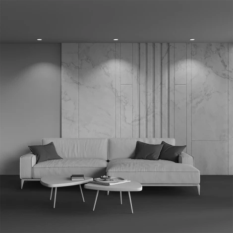 Встраиваемый светильник под гипсокартон Maytoni Gyps Modern DL124-GU10-01-TRS-W (220V, круглые)