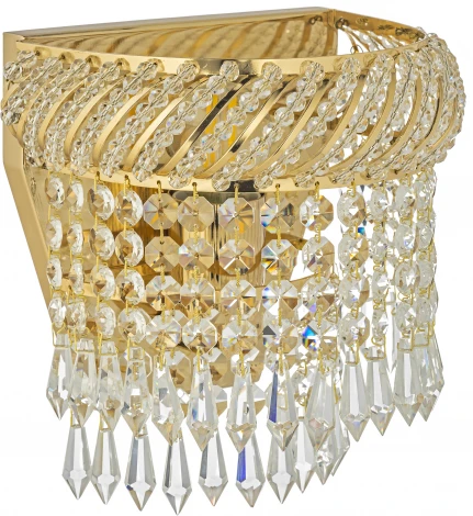 Бра Dio D'Arte Bari E 2.10.100 G (220V, хрусталь, подвески)