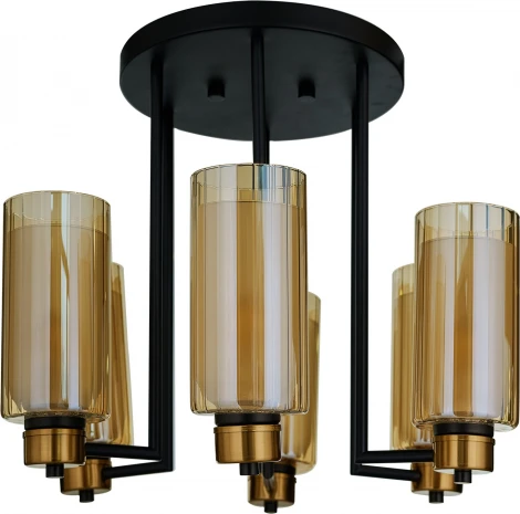 Потолочная люстра на штанге 33 Идеи CHN900.06.BL17.ASB-M15AM (220V)