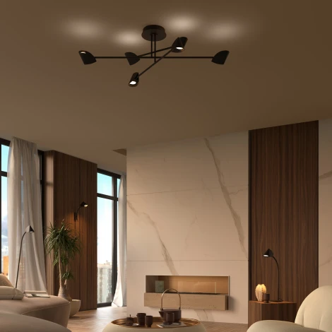 Потолочная люстра на штанге Mantra Capuccina 7580 (LED, 220V)