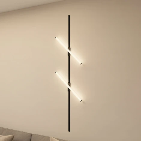 Трековый светильник однофазный 220V Denkirs Strom DK6648-BK (LED)