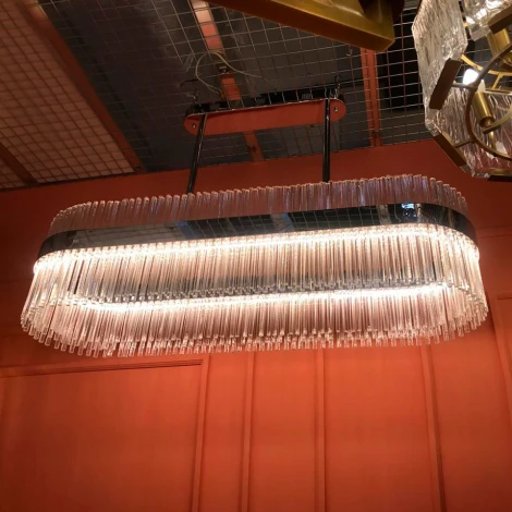 Потолочная люстра большая на штанге Cloyd Cadance 10576 (LED, 220V)