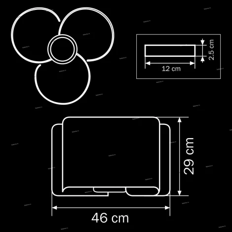 Потолочный светильник Lightstar PITTORE 811032