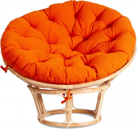 Кресло "PAPASAN ECO"  P115-1/SP STD / c подушкой, ремешками (Светлое дерево)