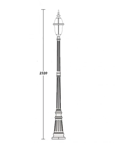 Наземный фонарь Oasis Light Florida 89409