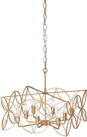 Подвесной светильник Vitaluce V3008-8/8, 8xE14 макс. 40Вт V3008-8/8 (220V, на цепи, свеча)