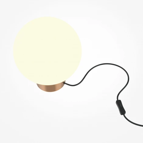 Настольная лампа Maytoni Basic form MOD321TL-01G3 (220V, выключатель, шар)