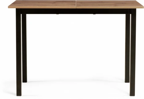 Стол деревянный Woodville Аркон 110(130)х68х75 дуб вотан / черный арт.611354