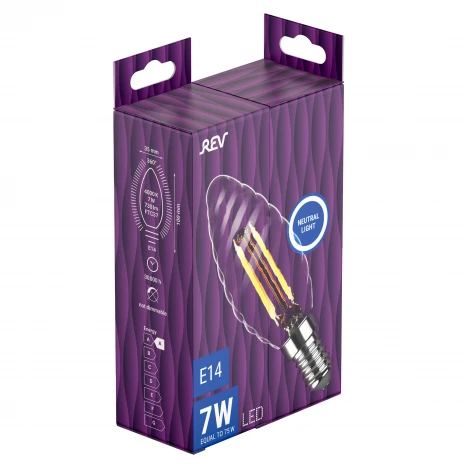 Лампочка светодиодная филаментная REV 32493 5