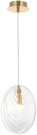 Подвесной светильник Crystal Lux MAR SP1 TRANSPARENTE (220V, на проводе)