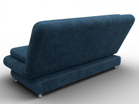 Диван-книжка Лига-123 (Металл,ЛДСП,Брус,Доска,Велюр/Синий) Лига Диванов 137630