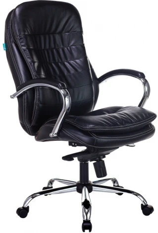 Кресло руководителя Бюрократ T-9950 черный эко.кожа крестовина металл хром