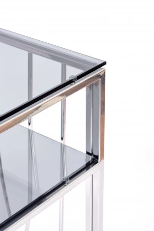 Консольный стол AllConsoles 1123-CS grey серебряный