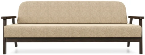 Диван Arsko прямой Флори Б венге рогожка бежевая