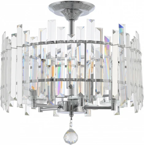 Подвесная люстра хрустальная на штанге Arte Milano Sorrento-2409 372409/5/100/400 CR (220V)