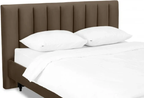 Кровать Queen II Sofia L 1600 ОГОГО (арт.577445), (Ткань/Коричневый)