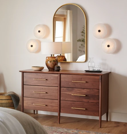 Arch M Gold Зеркало в тонкой раме Smal Art-Zerkalo SM120GL 13742