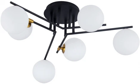Потолочная люстра Arte Lamp Gemini A2243PL-6BK