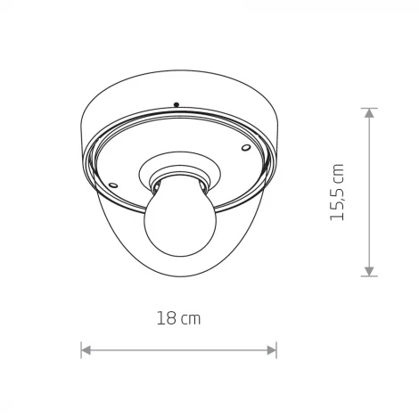 Настенно-потолочный светильник Nowodvorski Nook Black 7978
