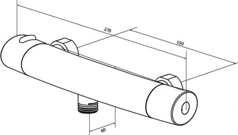 Термостат Am.Pm Sense 5 F7540064 для душа