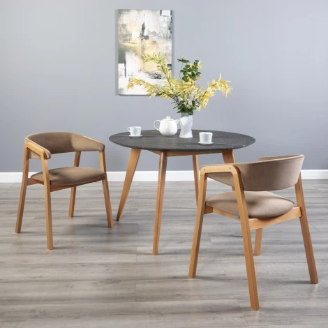 Кресло Dalia Soft Beige/Натур R-Home арт.400012510h_diagbeige_natur