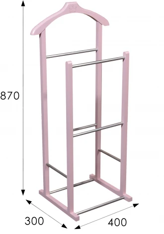 Вешалка костюмная детская В 28Н розовый от фабрики Mebelik