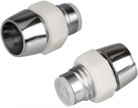 5PC Держатель 5мм (хром.пластик, с гайкой) (5мм (круглый)) 005026 Arlight