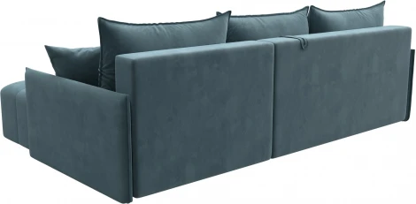 Диван угловой Лига-054 НПБ угол универсальный Лига Диванов (Велюр) арт.129028