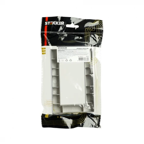 Рамка на 2 поста (графит) Stekker Катрин 50045