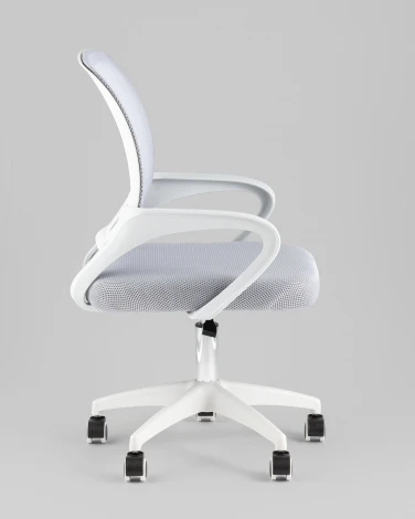 Кресло офисное TopChairs Simple SN серый пластик белый TopChairs УТ000042081