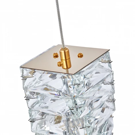 Подвесной светильник Arte Milano Venezia 319011/D300/3 GD (регулировка яркости, LED, 220V, хрусталь, пульт управления, на проводе)