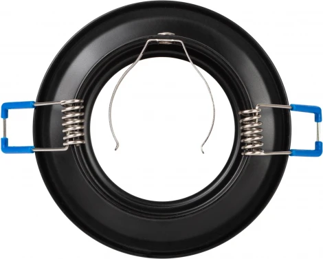 Встраиваемый точечный светильник ЭРА KL107 BK/GD (12V, круглые)