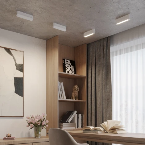 Светильник накладной с перекл. цв. температуры Novotech Iter 359801 белый IP20 LED 12W 180-265V 2700К/3200К/4000К ITER