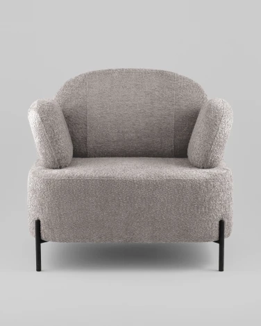 Кресло Stool Group Кэнди ткань букле светло-серый арт.УТ000040026