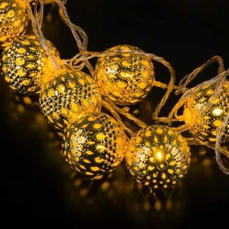 Гирлянда Eurosvet 400-003 золото/теплый белый с эффектом мерцания