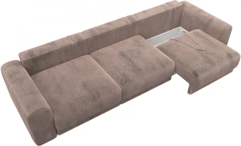 Диван прямой Лига-056 НПБ Лонг Лига Диванов (Велюр) арт.129136