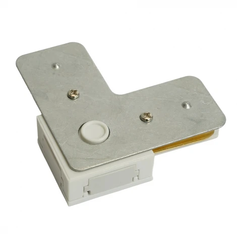 Коннектор угловой однофазный для шинопровода белый Feron LD1021 51899