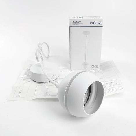 Подвесной светильник Feron HL3568 48089 (220V, на проводе, шар)