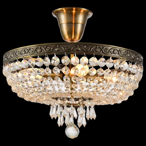 Потолочная люстра Natali Kovaltseva Rococo 81407/4C ANTIQUE