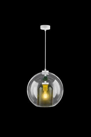 Подвесной светильник 33 ИДЕИ PND170.01.17.002.WH-M42LI (220V, на проводе, шар)