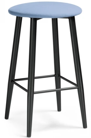 Полубарный стул Woodville Гангток катания дасти блю / черный матовый 507424