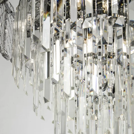 Подвесная люстра хрустальная Modelux MODELUX ML.20210.10R CR