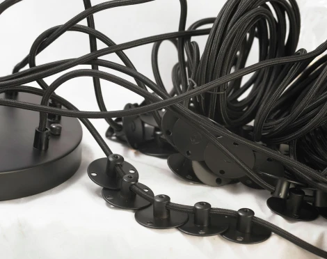 Подвесной светильник Lussole Loft Fairbanks LSP-9554 (220V, на проводе, паук, IP21)