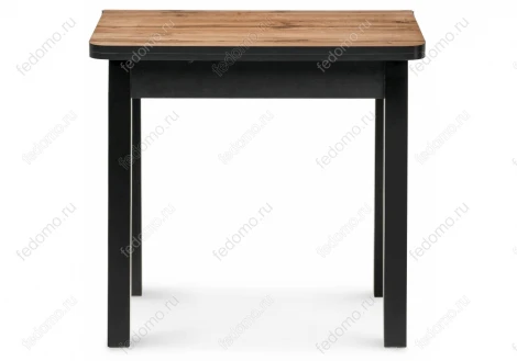 Стол Woodville Энлей 80 черный / дуб вотан 471767